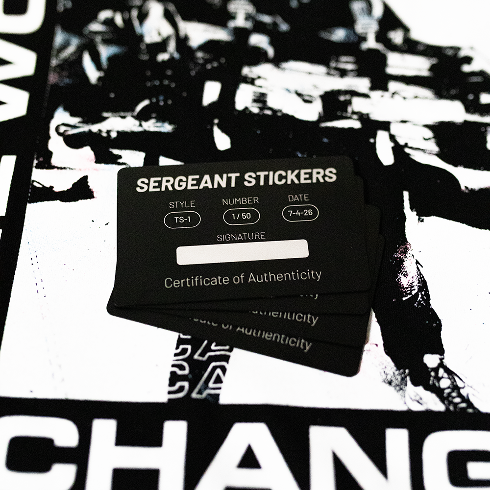 Sergeant Stickers